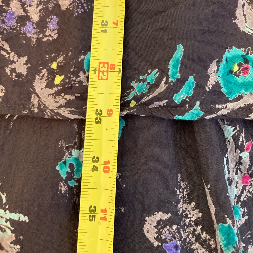 Billabong Floral High-Low Maxi Dress Boho Cottagecore Summer - Medium - Picture 13 of 14